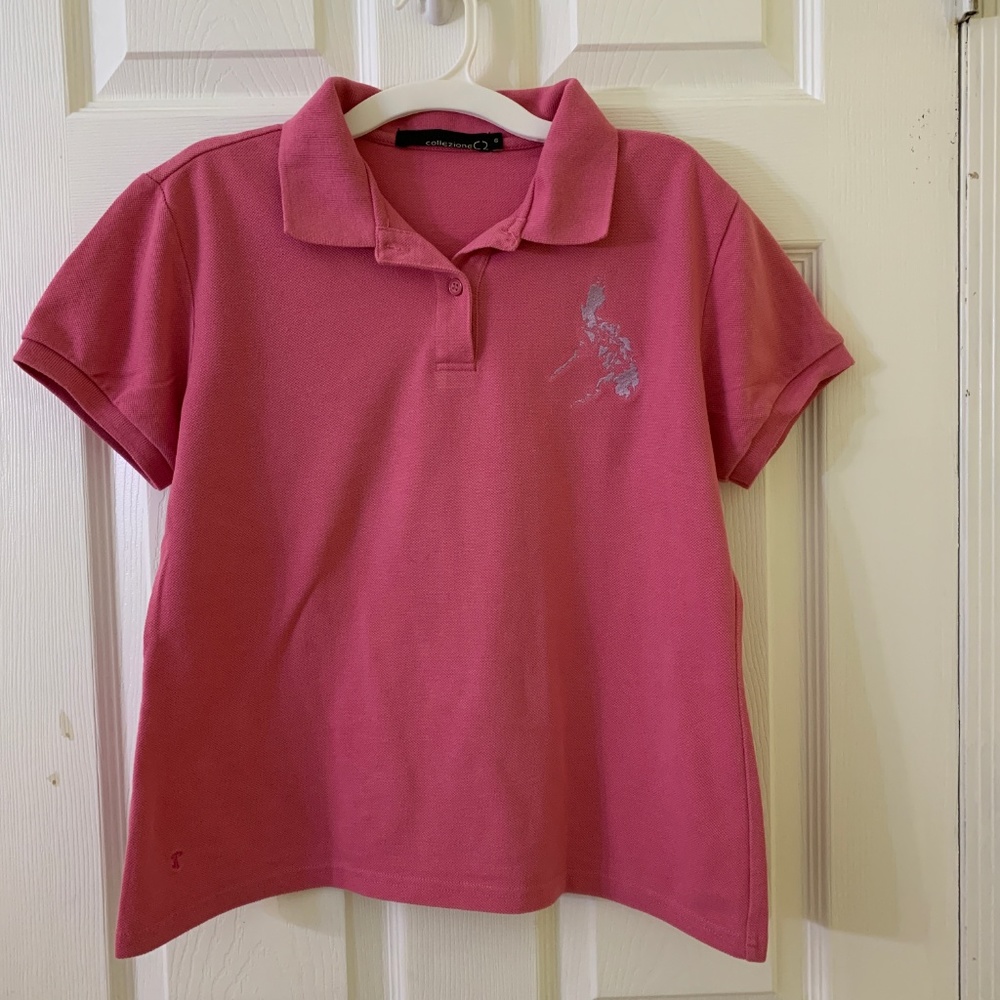 COLLEZIONE POLO SHIRT,SIZE 6,PINK
